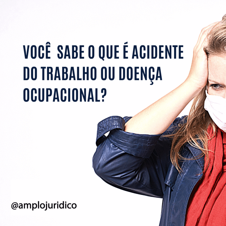 Doença ocupacional ou acidente do trabalho?
